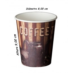 VASO CARTON COFFEE 180 ML. CAJA 1000 UNIDADES